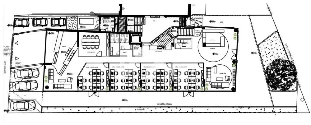 Rent, office space, 365m², Adamovićevo Naselje, Novi Sad Sve Podlokacije