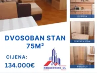 Prodaja, jednosoban stan, 75m², Stari Aerodrom, Podgorica - image 1