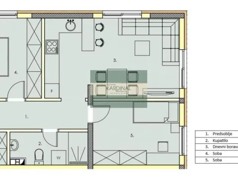 Prodaja, dvosoban stan, 51m², Centar, Jagodina - image 1