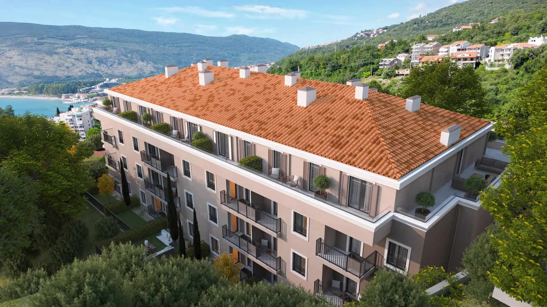 Prodaja, dvosoban stan, 70m², Topla, Herceg Novi