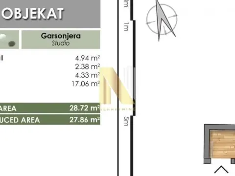 Prodaja, garsonjera, 28m², Telep, Novi Sad Sve Podlokacije - image 2