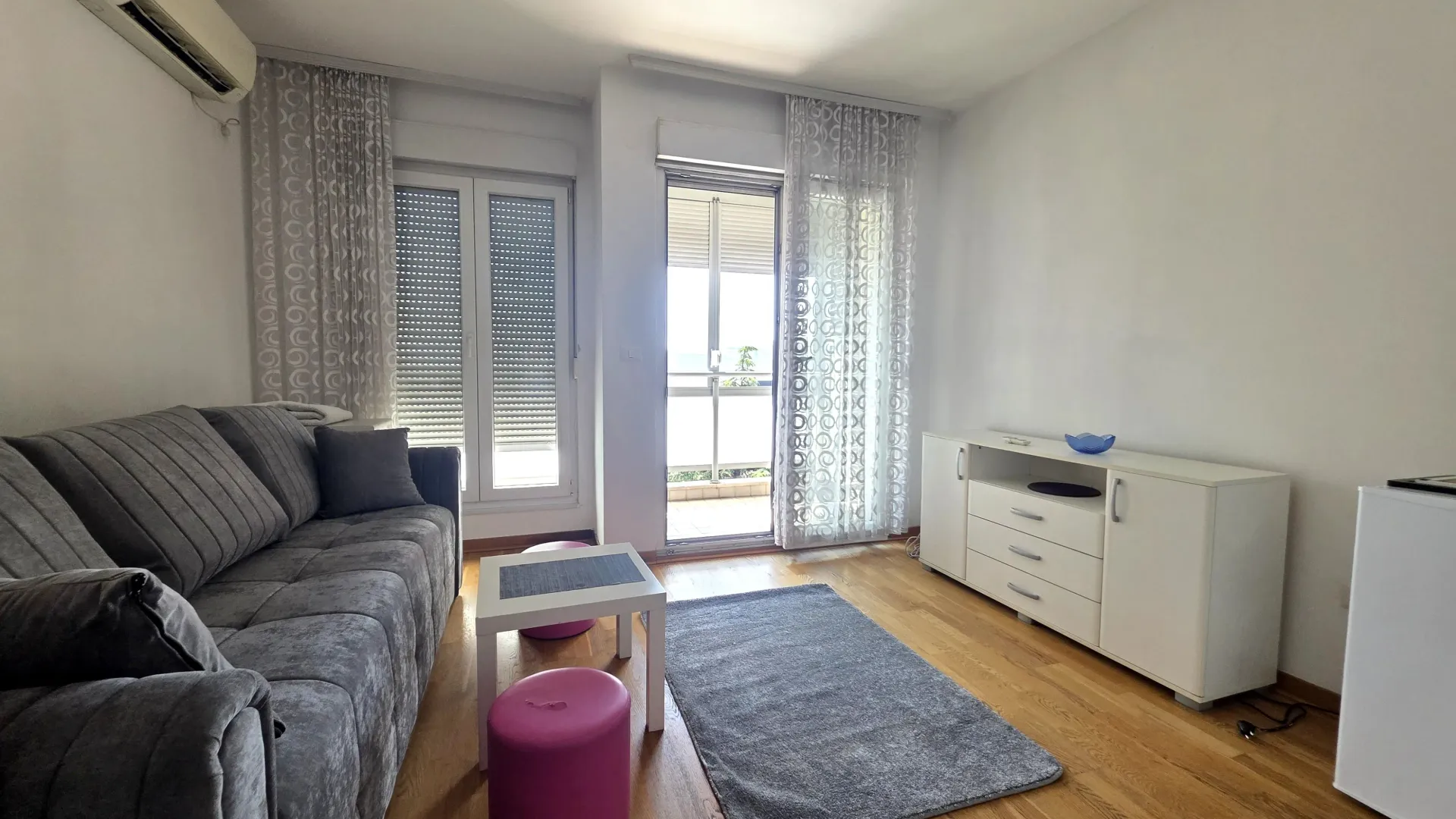 Rent, studio apartment, 27m², City Kvart, Podgorica