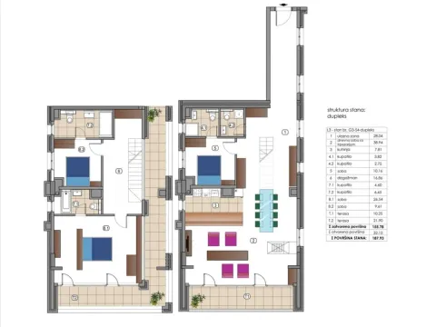 Sale, four bedroom apartment, 188m², Novi Beograd Sve Podlokacije, Beograd - image 13