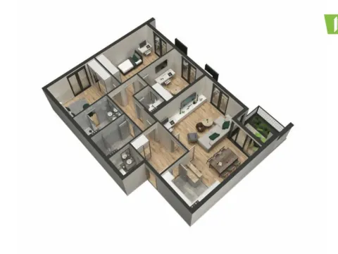 Prodaja, trosoban stan, 103m², City Kvart, Podgorica - image 4