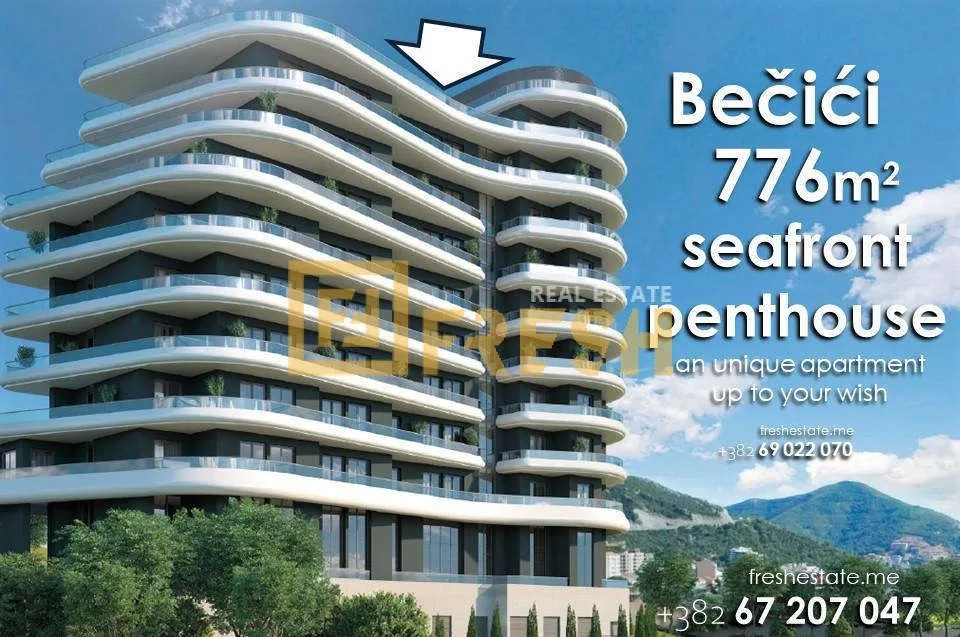 Prodaja, stan, 776m², Bečići, Budva