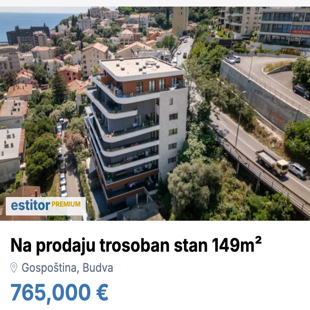 Sale, three bedroom apartment, 149m², Gospoština, Budva
