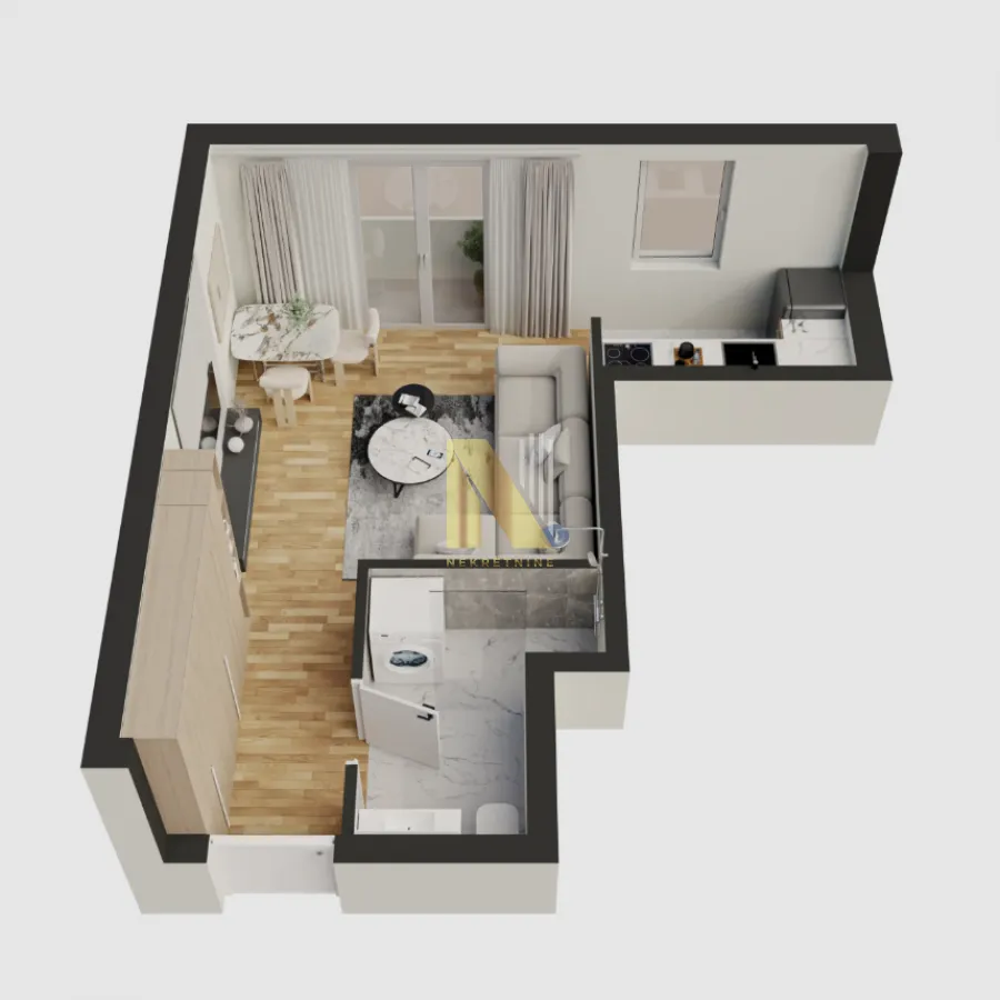 Prodaja, garsonjera, 26m², Telep, Novi Sad Sve Podlokacije