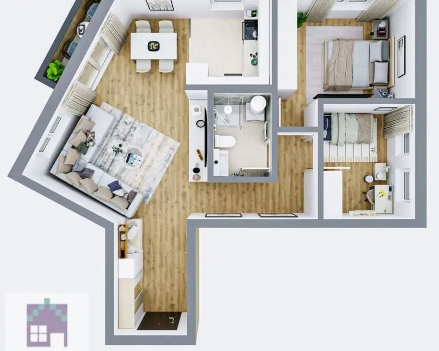 Sale, two bedroom apartment, 65m², Obrenovac, Beograd