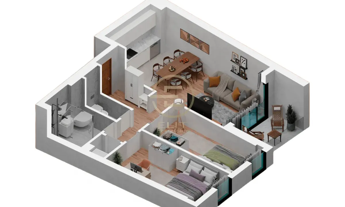 Prodaja, dvosoban stan, 62m², Podbara, Novi Sad Sve Podlokacije