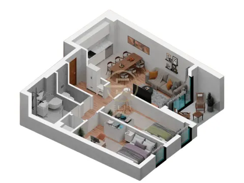 Prodaja, dvosoban stan, 62m², Podbara, Novi Sad Sve Podlokacije