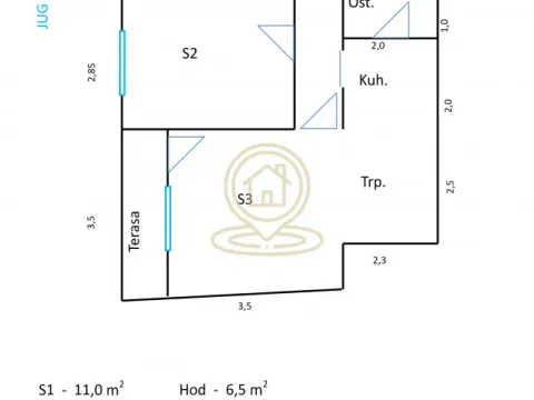 Prodaja, trosoban stan, 60m², Podbara, Novi Sad Sve Podlokacije - image 18