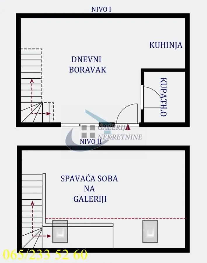 Sale, one bedroom apartment, 43m², Vračar Hram, Vračar Sve Podlokacije