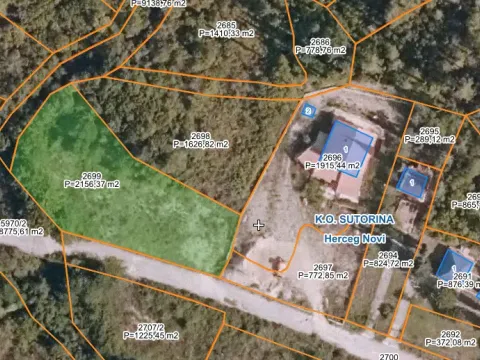 Prodaja, plac, 2170m², Sutorina, Herceg Novi - image 3