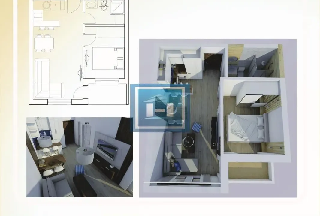 Sale, one bedroom apartment, 34m², Aqua park, Jagodina