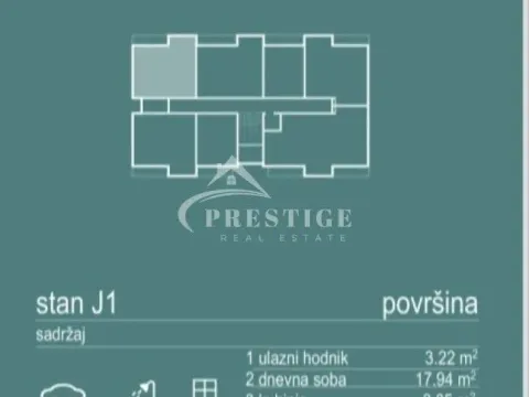 Prodaja, jednosoban stan, 45m², Zabjelo, Podgorica - image 3