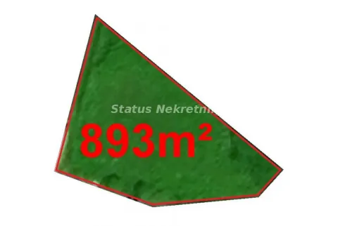 Katastarski plan parcele površine 893 kvadratna metra. - image 4
