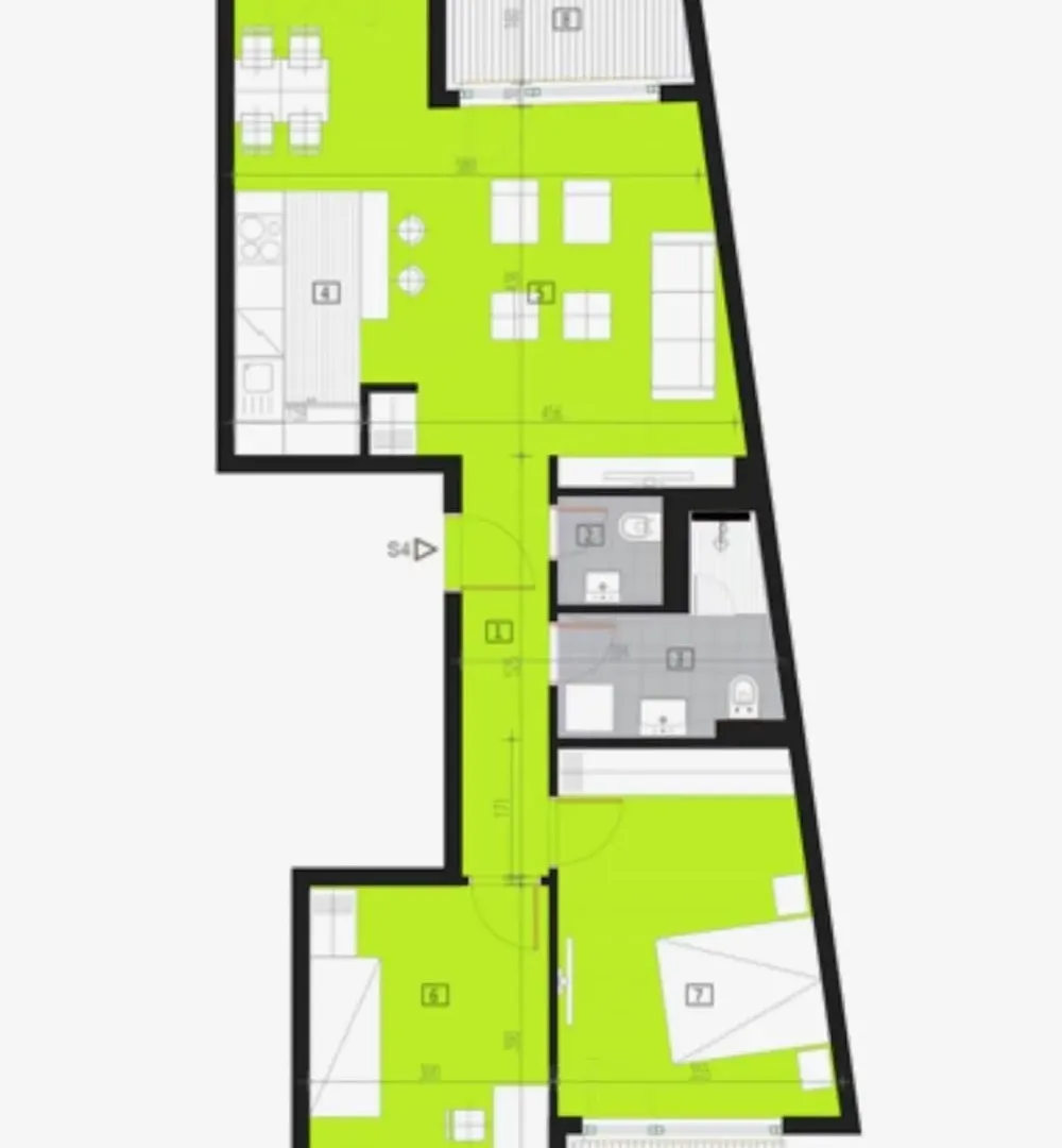 Prodaja, trosoban stan, 77m², Vračar Sve Podlokacije, Beograd