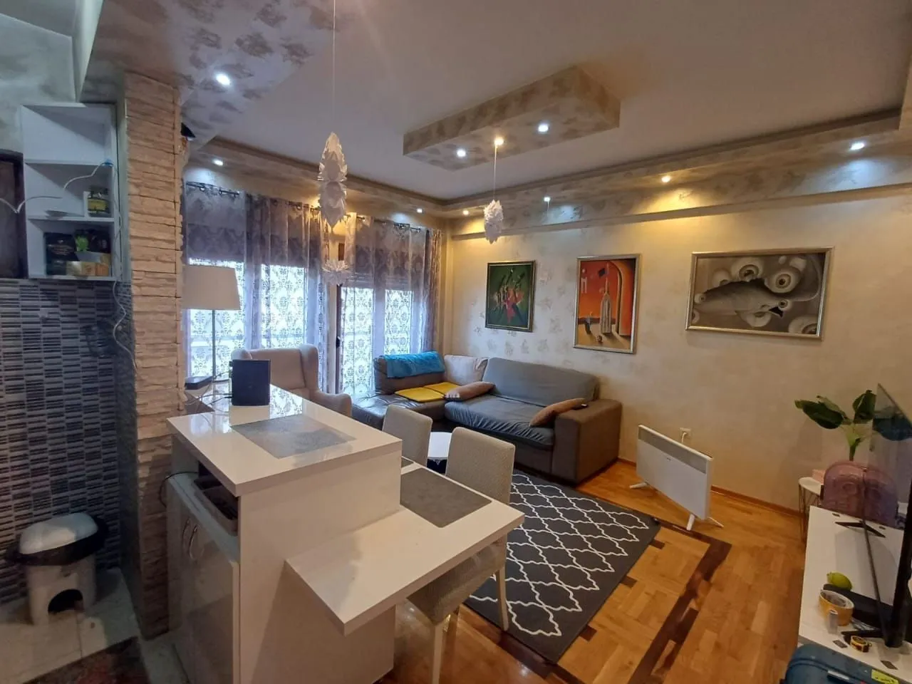 Rent, two bedroom apartment, 56m², Blok 9, Podgorica