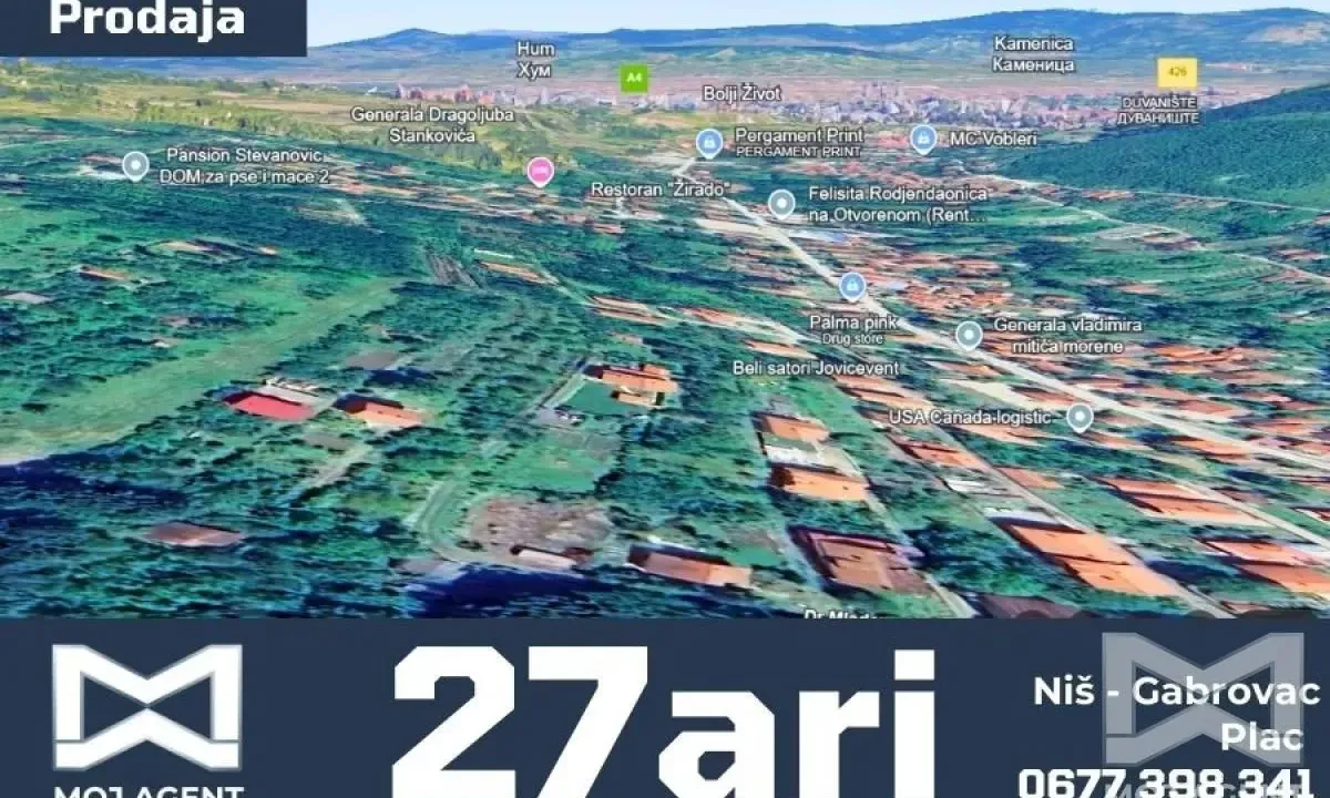 Prodaja, plac, 2700m², Niš, Srbija