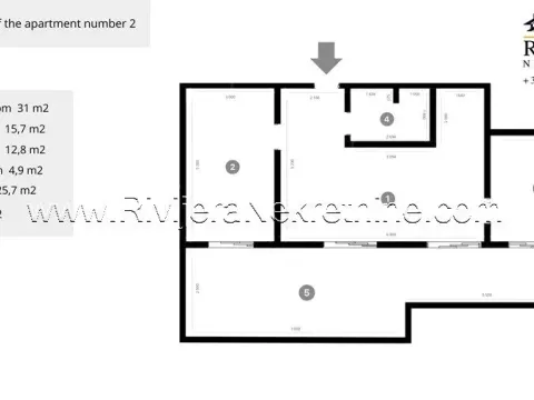 Prodaja, dvosoban stan, 90m², Tivat, Crna Gora - image 6