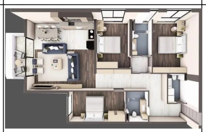 Sale, three bedroom apartment, 114m², Centar, Bar