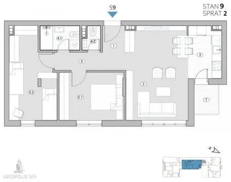 Prodaja, trosoban stan, 73m², Surčin, Beograd - image 2