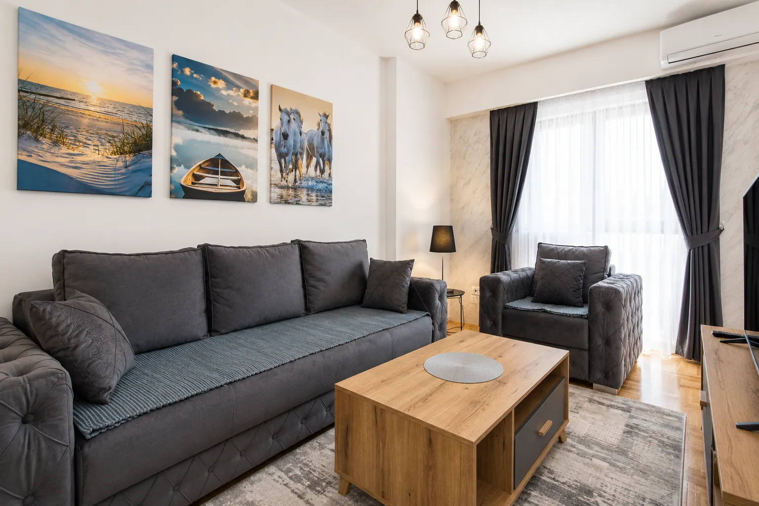Izdavanje, jednosoban stan, 43m², Tuški Put, Podgorica