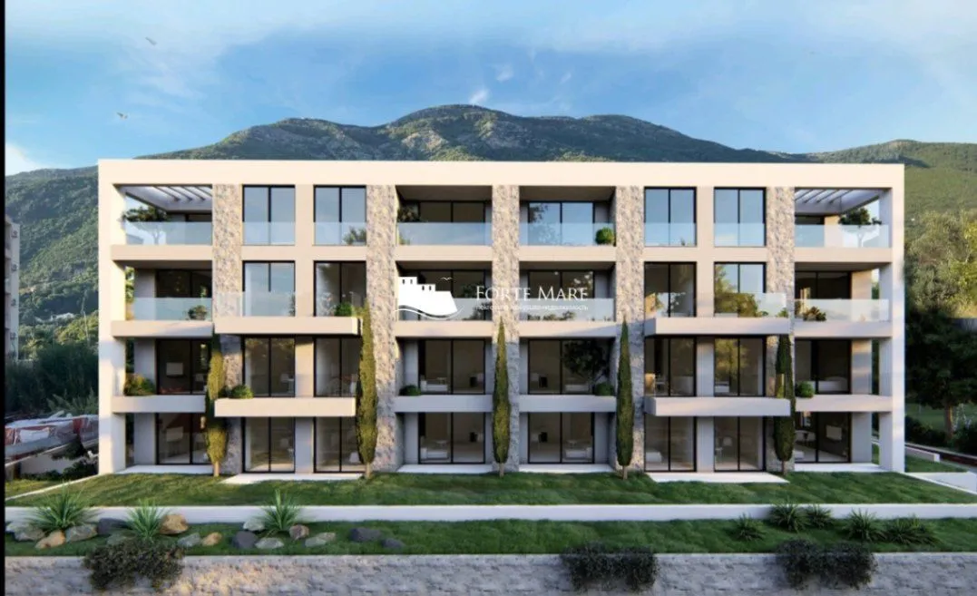 Prodaja, jednosoban stan, 46m², Baošići, Herceg Novi