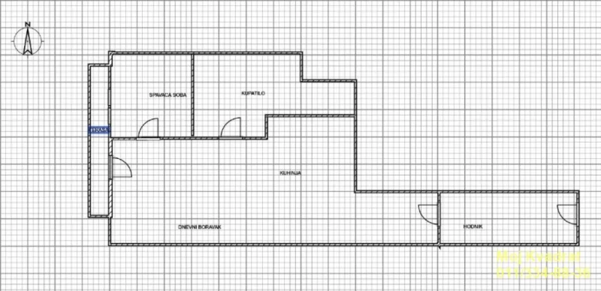 Prodaja, jednosoban stan, 32m², Stari Grad, Beograd