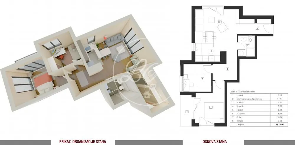 Prodaja, dvosoban stan, 60m², Zvezdara Sve Podlokacije, Beograd