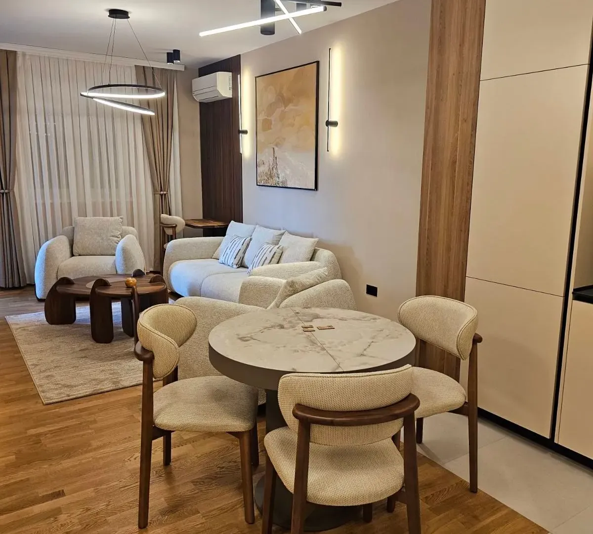 Rent, one bedroom apartment, 47m², Stari Aerodrom, Podgorica