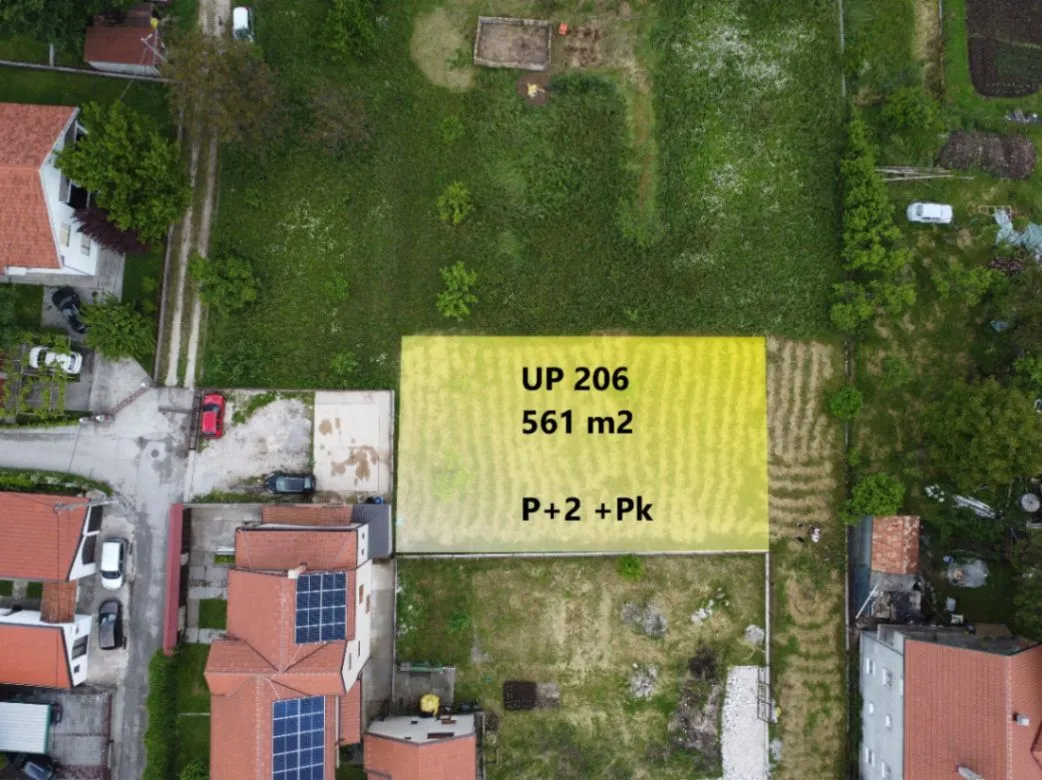 Prodaja, plac, 561m², Cetinje, Crna Gora