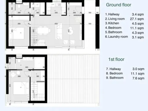 Prodaja, kuća, 75m², Kavač, Kotor - image 19