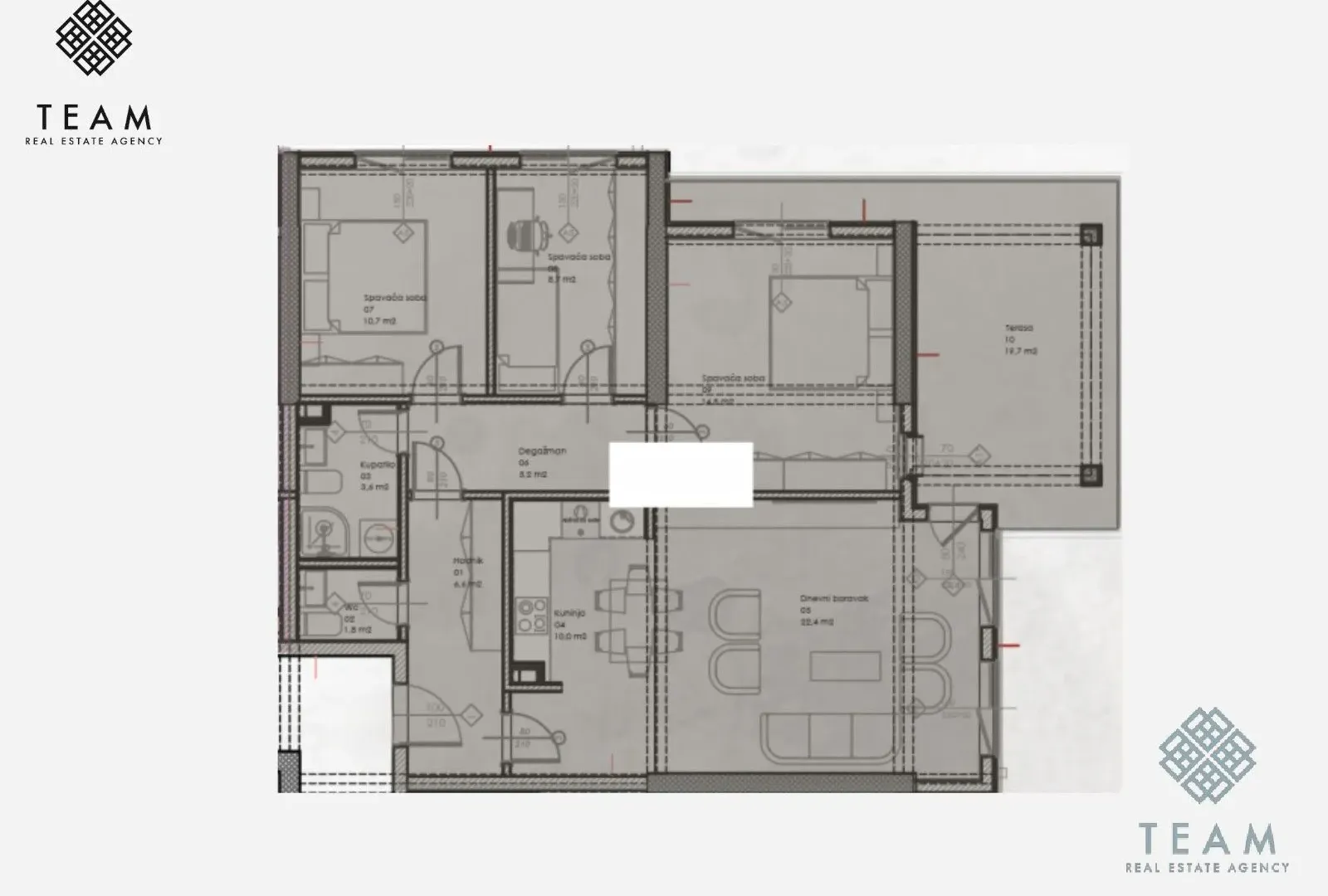 Prodaja, trosoban stan, 102m², Ljubović, Podgorica