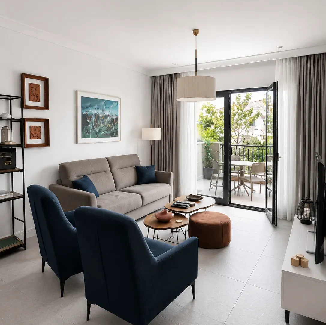 Rent, one bedroom apartment, 60m², Luštica Bay, Tivat