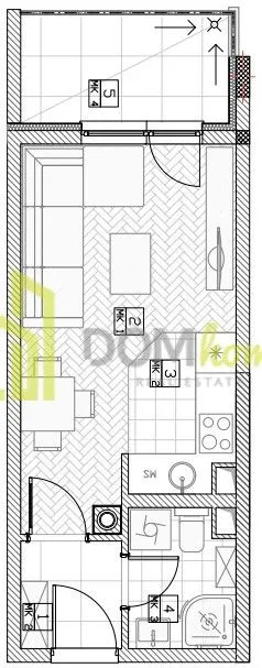 Prodaja, garsonjera, 27m², Cetinje, Crna Gora