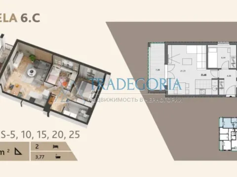 Prodaja, jednosoban stan, 37m², Donja Lastva, Tivat - image 3