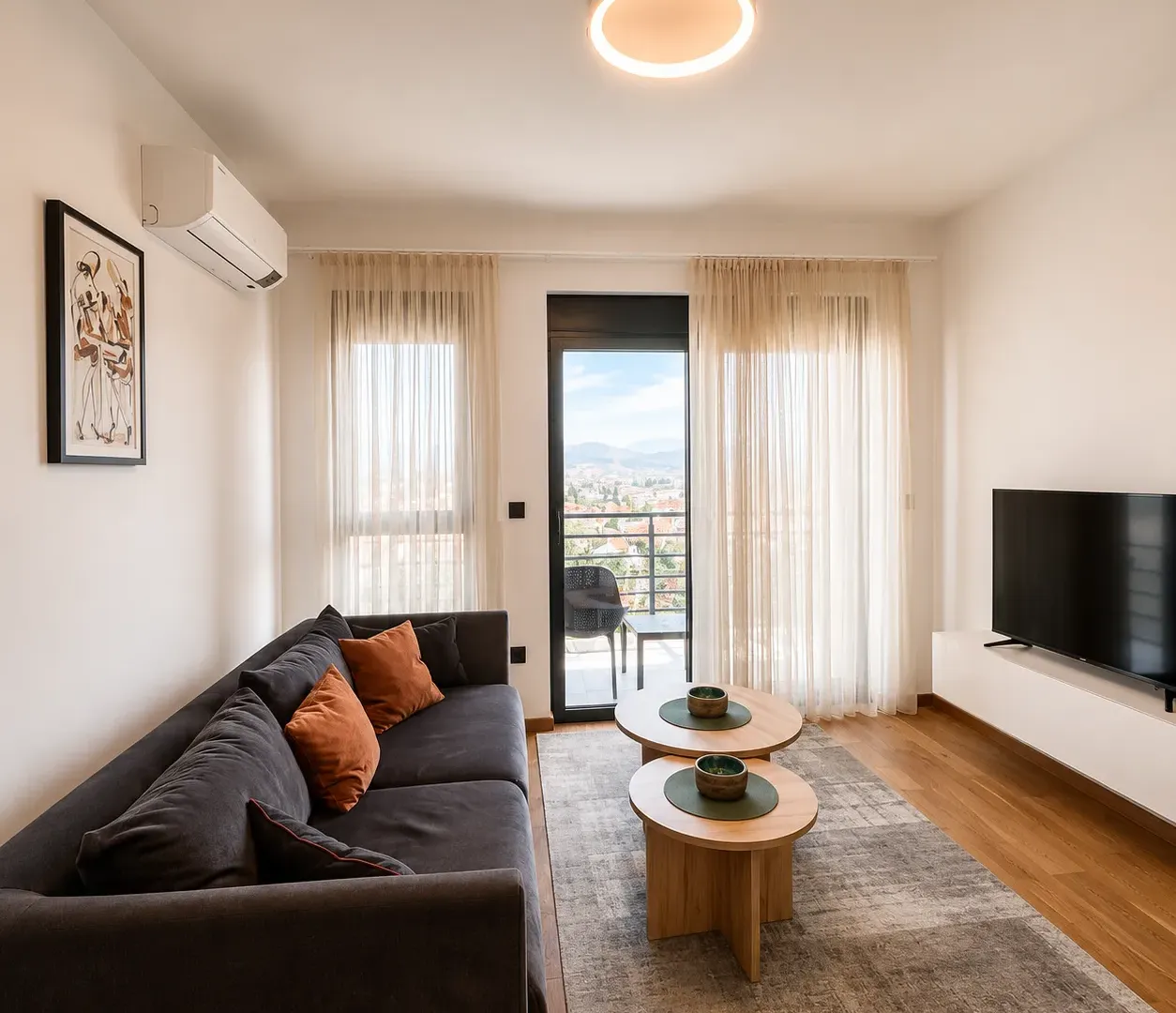 Rent, one bedroom apartment, 44m², Gorica C, Podgorica