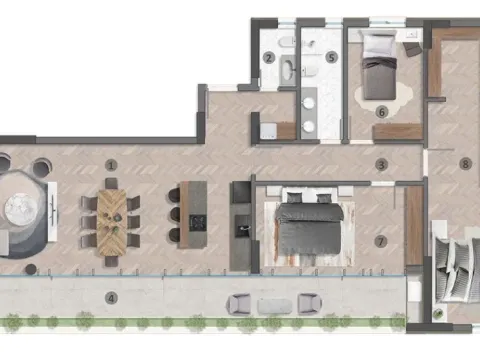 Prodaja, jednosoban stan, 46m², Ulcinj, Crna Gora - image 6