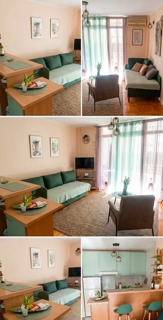 Rent, studio apartment, 33m², Makedonsko naselje, Bar