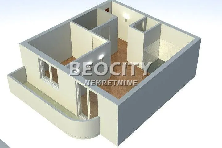 Rent, two bedroom apartment, 50m², Centar, Novi Sad