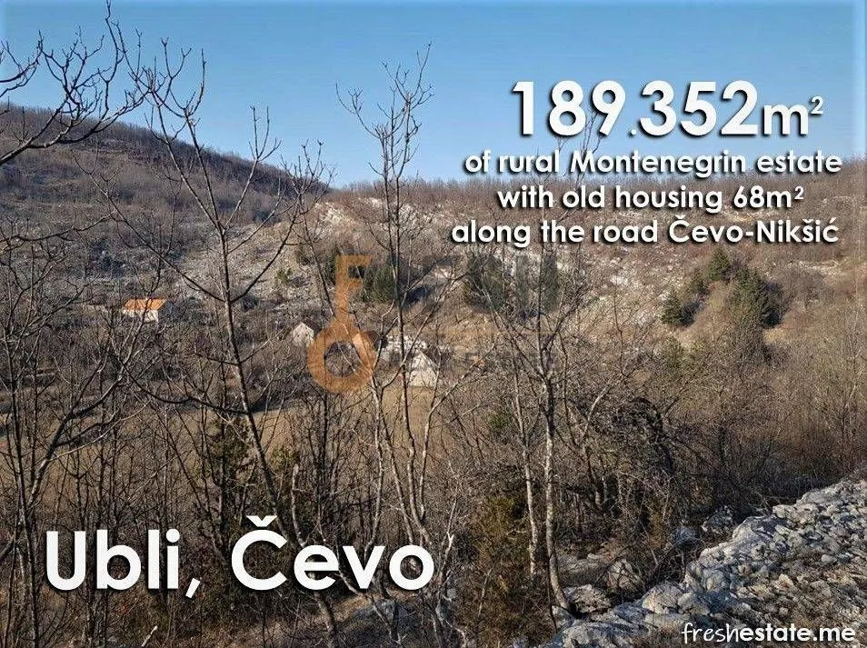 Prodaja, plac, 189352m², Cetinje, Crna Gora