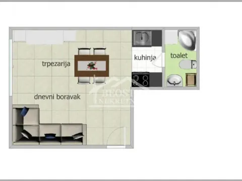 Sale, apartment, 29m², Kalenić Pijaca, Vračar Sve Podlokacije