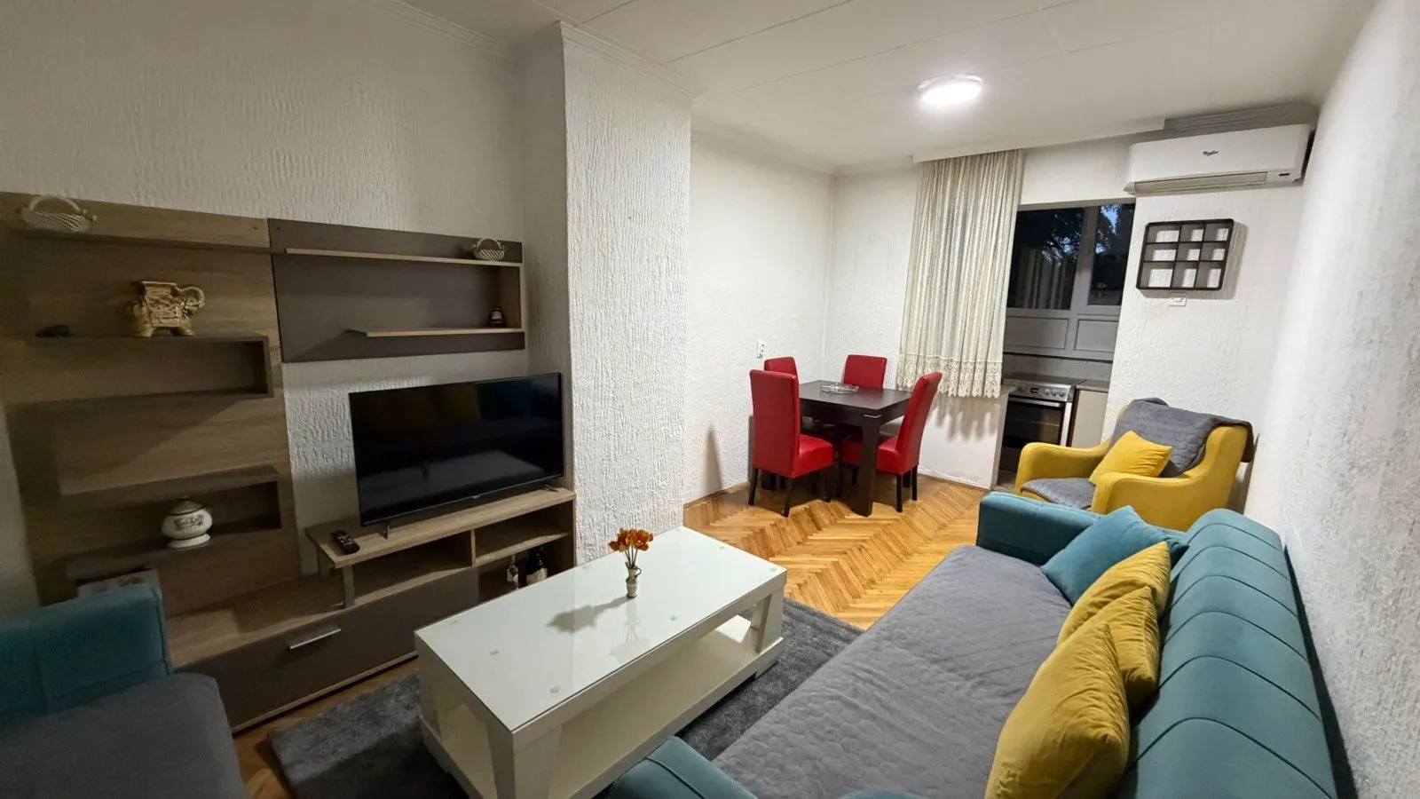 Rent, one bedroom apartment, 40m², Preko Morače, Podgorica