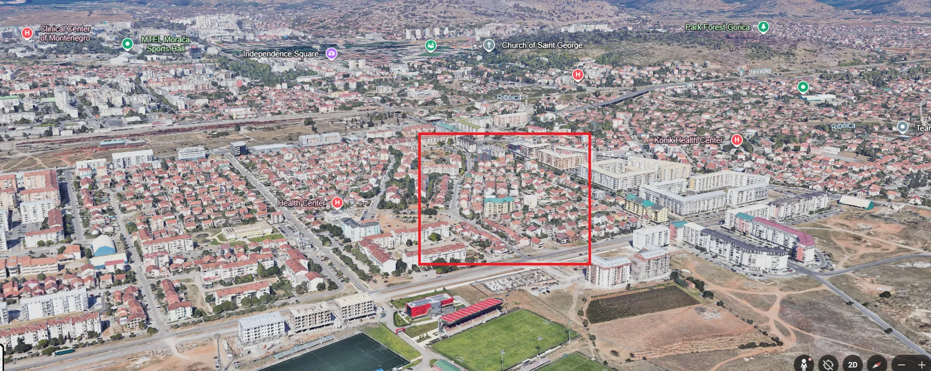 Prodaja, jednosoban stan, 40m², Stari Aerodrom, Podgorica