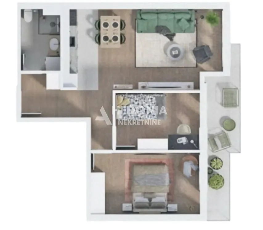 Prodaja, trosoban stan, 66m², Čubura, Beograd