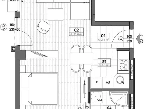 Prodaja, stan, 38m², Tivat, Crna Gora - image 20