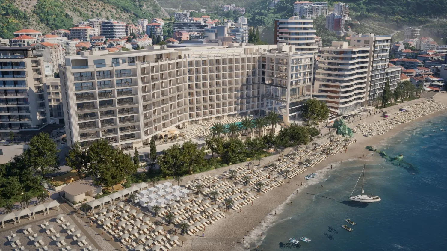 Sale, one bedroom apartment, 59m², Bečići, Budva