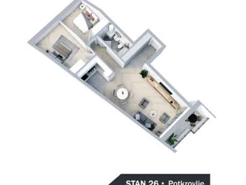 Prodaja, jednosoban stan, 70m², Podbara, Novi Sad Sve Podlokacije - image 2