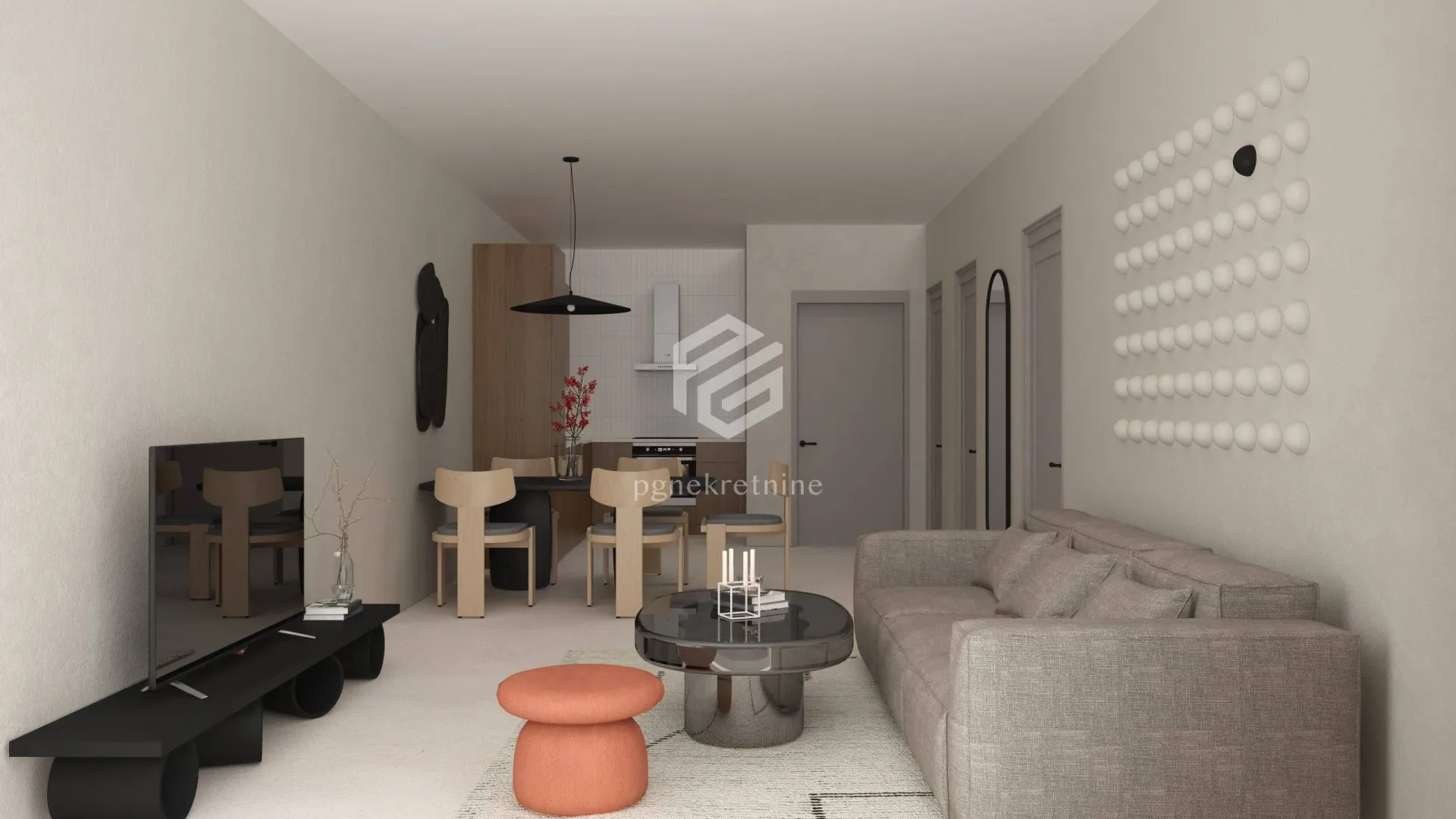 Prodaja, jednosoban stan, 70m², Mrčevac, Tivat